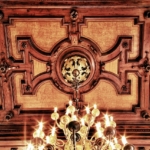 detail stropu v Rytířském sále